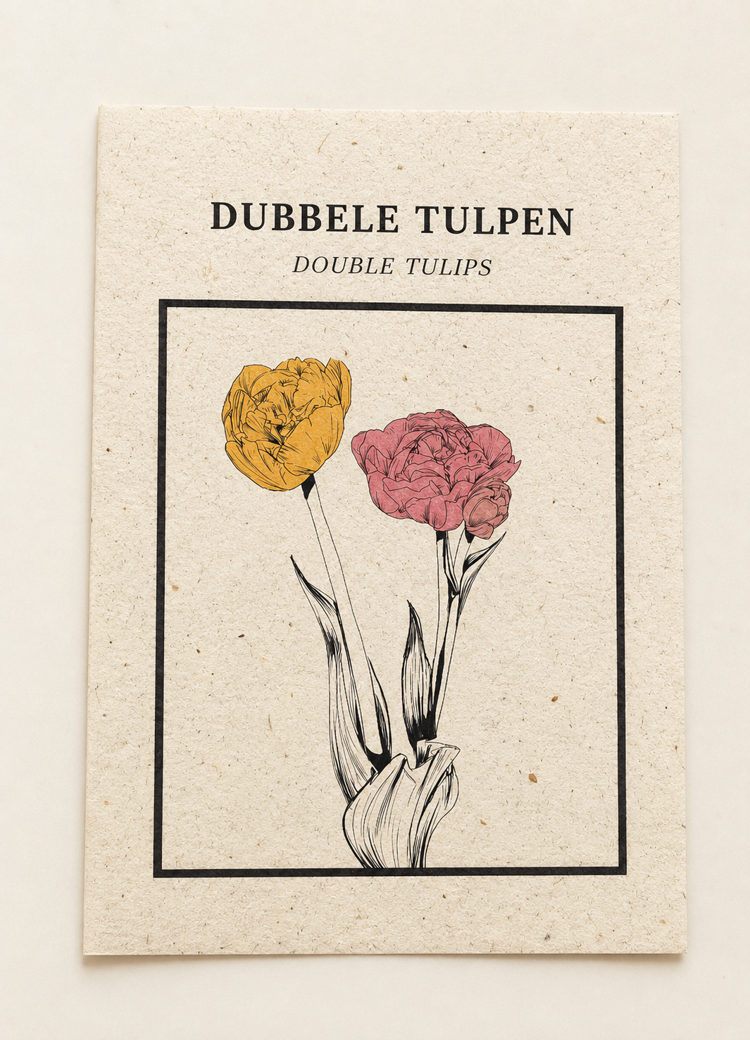 Tulpen op Tulpenbollenpapier