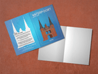 Waterpoort Sneek gevouwen kaart - Nederlands