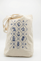 DIY Borduurpakket – Tulpen Tegels Tote Bag